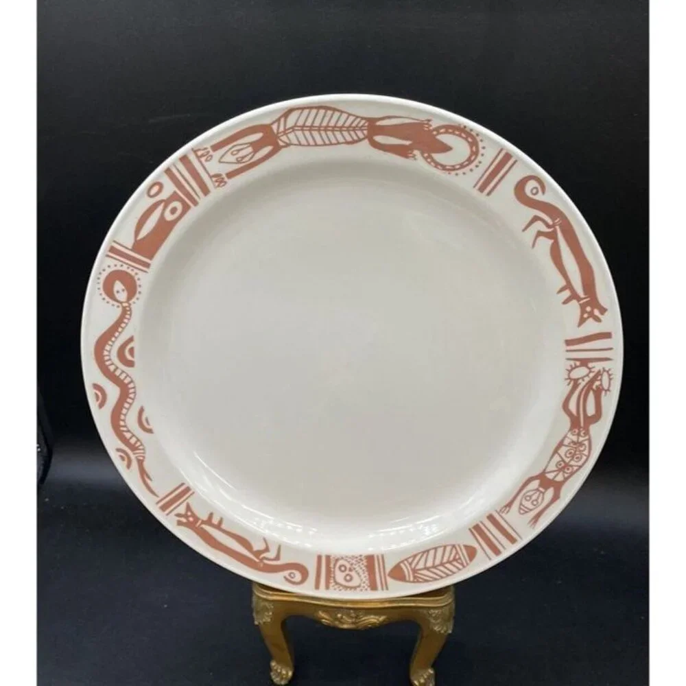 Mayer China Syracuse 12” Dinner Plate Charger Polynesian 1994 Tiki Snake
